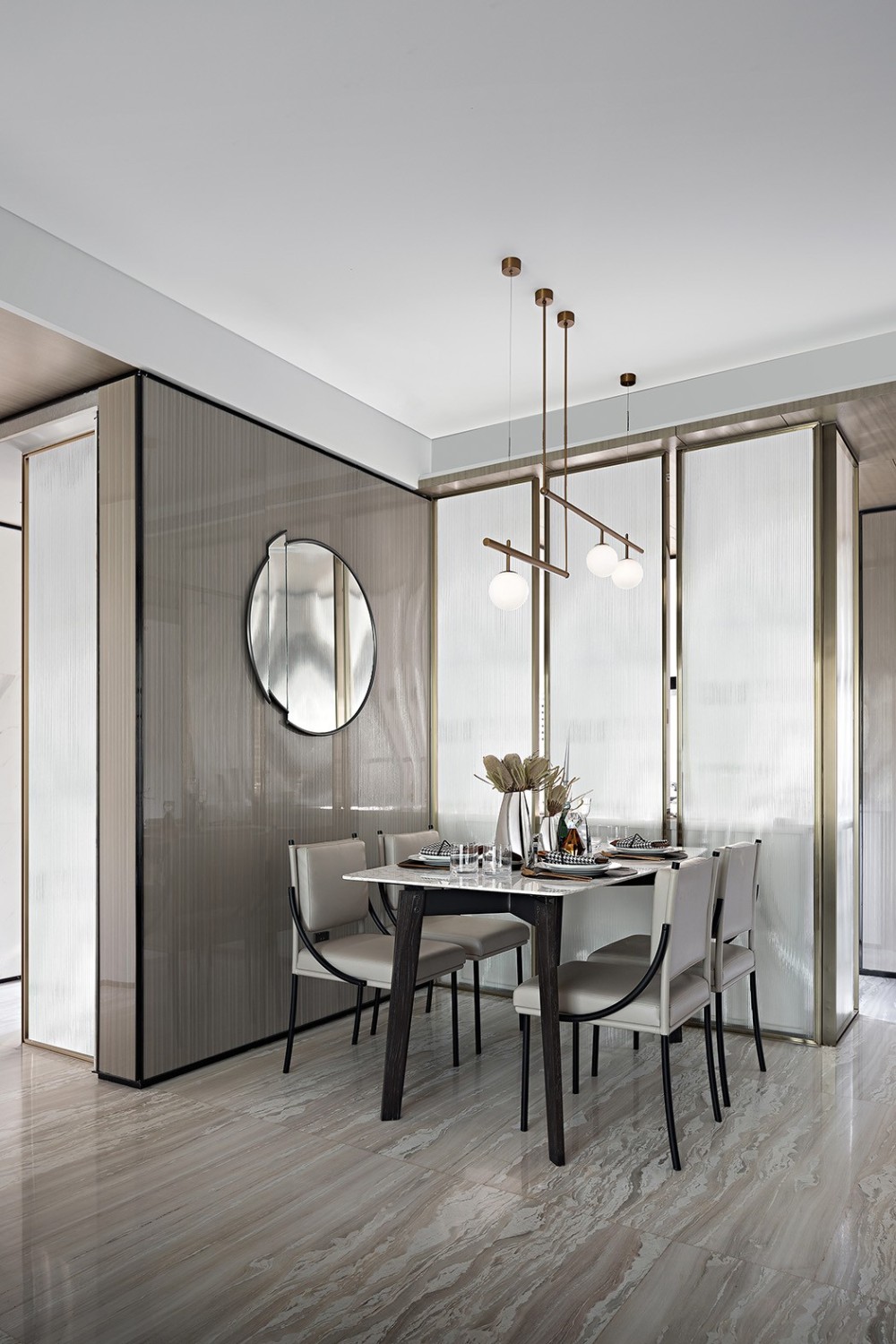 現代簡約風格室內家裝案例效果圖-餐廳 現代簡約風格室內家裝案例效果圖-餐廳