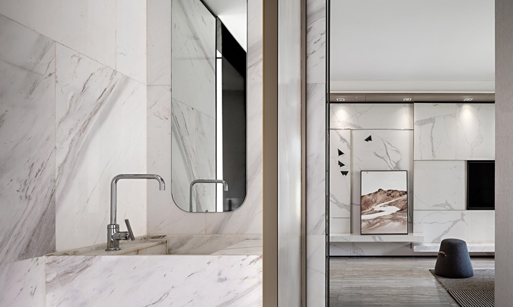 現代簡約風格室內家裝案例效果圖-衛生間 現代簡約風格室內家裝案例效果圖-衛生間