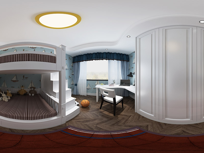 佛山市海倫堡菁華府新中式風格別墅裝修案例