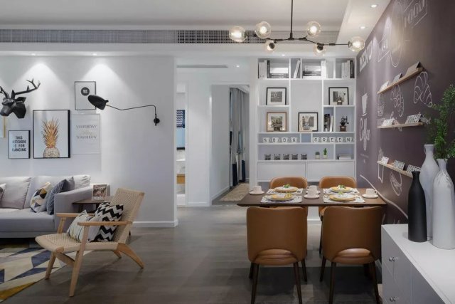 裝修案例北歐風格室內裝修效果圖-客餐廳 裝修案例北歐風格室內裝修效果圖-客餐廳