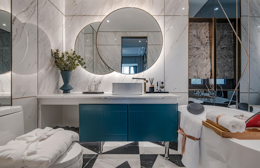 簡約輕奢風格室內設計家裝案例-衛生間 簡約輕奢風格室內設計家裝案例-衛生間