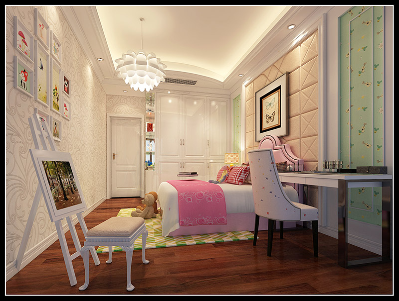 歐式風(fēng)格室內(nèi)裝修設(shè)計(jì)效果圖-東湖洲花園四居160平米-室內(nèi)裝修設(shè)計(jì)兒童房 歐式風(fēng)格室內(nèi)裝修設(shè)計(jì)效果圖-東湖洲花園四居160平米-室內(nèi)裝修設(shè)計(jì)兒童房