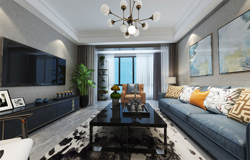 現(xiàn)代前衛(wèi)風(fēng)格室內(nèi)裝修效果圖-藍(lán)園三居120平米 現(xiàn)代前衛(wèi)風(fēng)格室內(nèi)裝修效果圖-藍(lán)園三居120平米