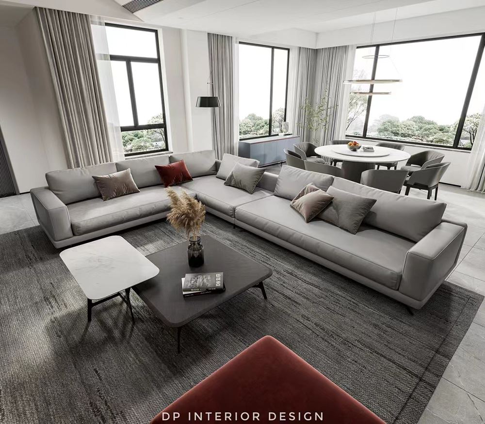 佛山市順德自在城輕奢風(fēng)格別墅裝修案例