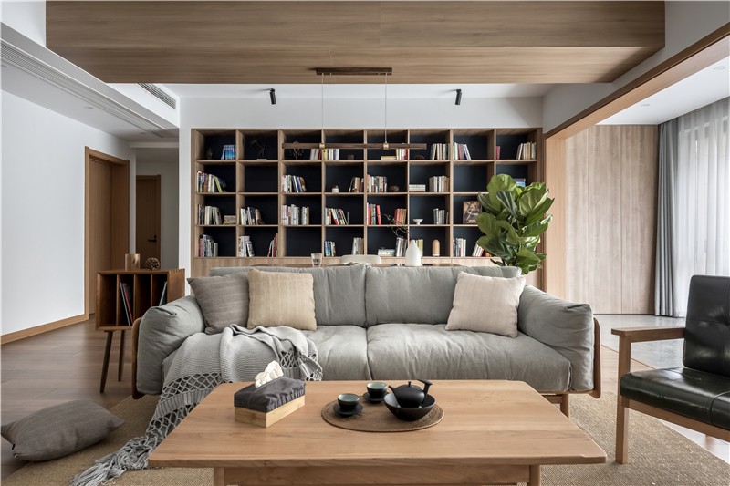 裝修案例北歐原木風格室內裝修效果圖-客廳 裝修案例北歐原木風格室內裝修效果圖-客廳