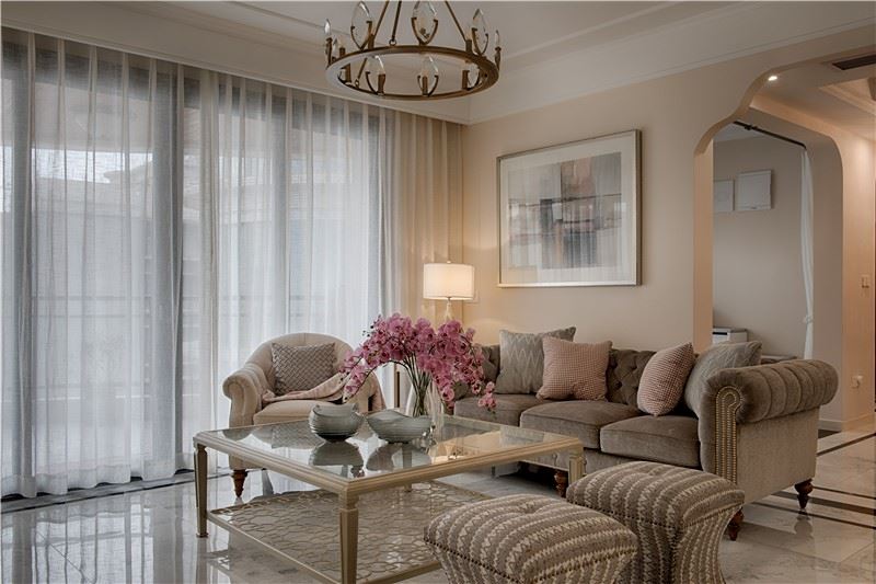 廣州市尚上名筑美式風格三居室裝修案例