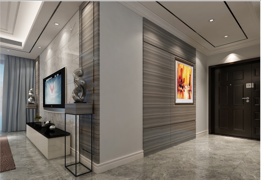 廣州市南沙保利城歐式風(fēng)格四居室裝修案例