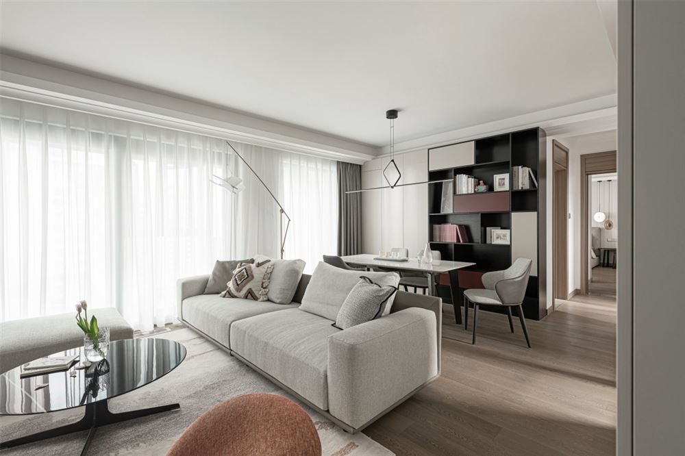 佛山市新希望悅瓏灣現代簡約風格三居室裝修案例