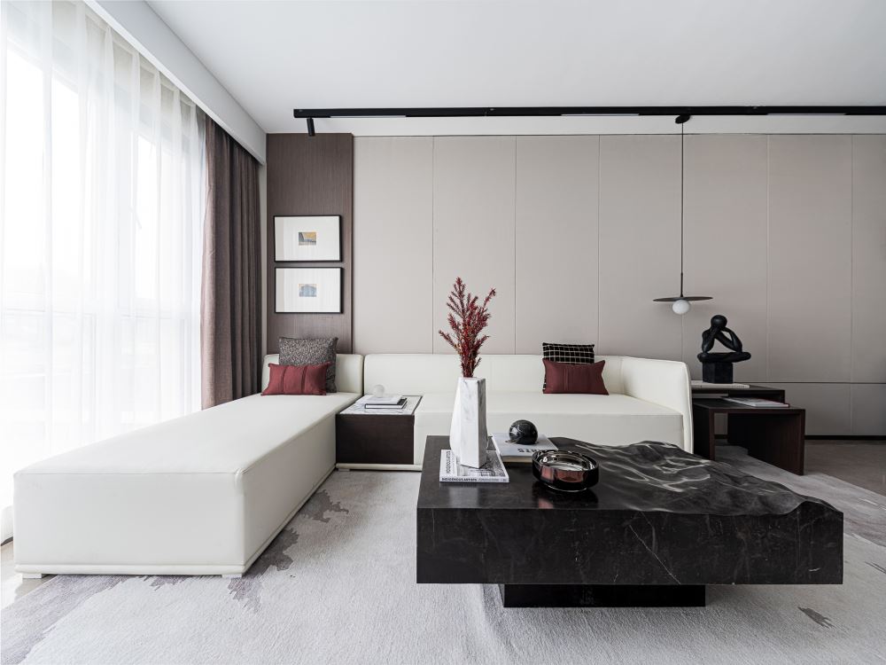 佛山市泰豐千璽灣現代簡約風格三居室裝修案例