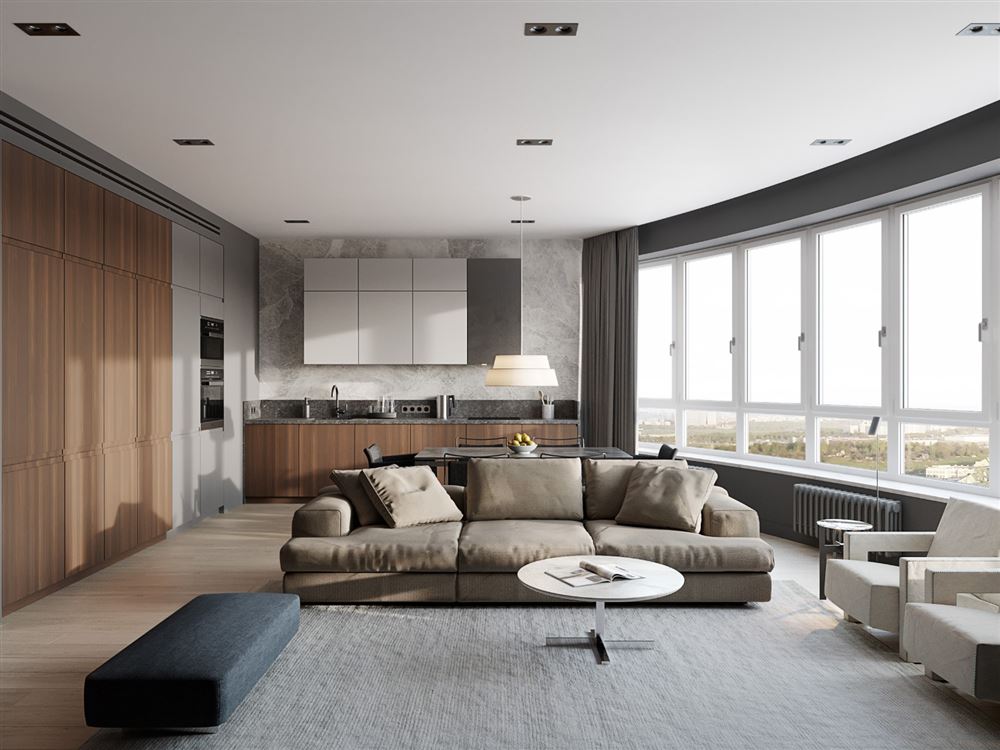 佛山市新希望悅瓏灣歐式風(fēng)格三居室裝修案例