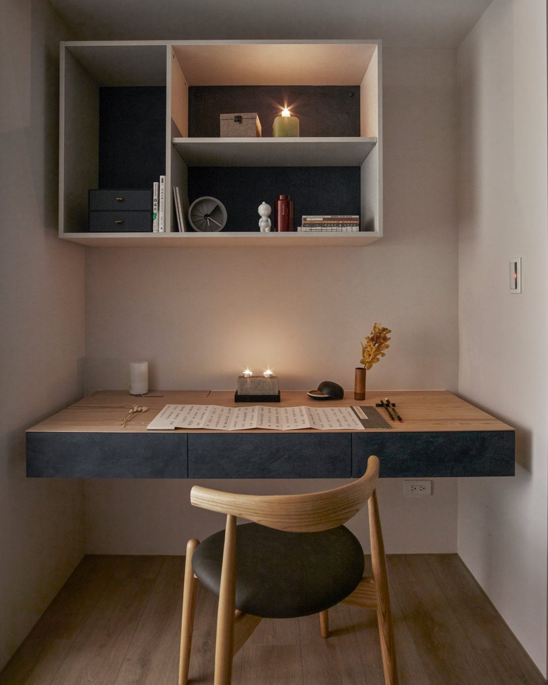 日式風格家裝設計室內裝修效果圖-書房 日式風格家裝設計室內裝修效果圖-書房