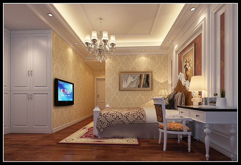 歐式風(fēng)格室內(nèi)裝修設(shè)計(jì)效果圖-東湖洲花園四居160平米-室內(nèi)裝修設(shè)計(jì)臥室 歐式風(fēng)格室內(nèi)裝修設(shè)計(jì)效果圖-東湖洲花園四居160平米-室內(nèi)裝修設(shè)計(jì)臥室