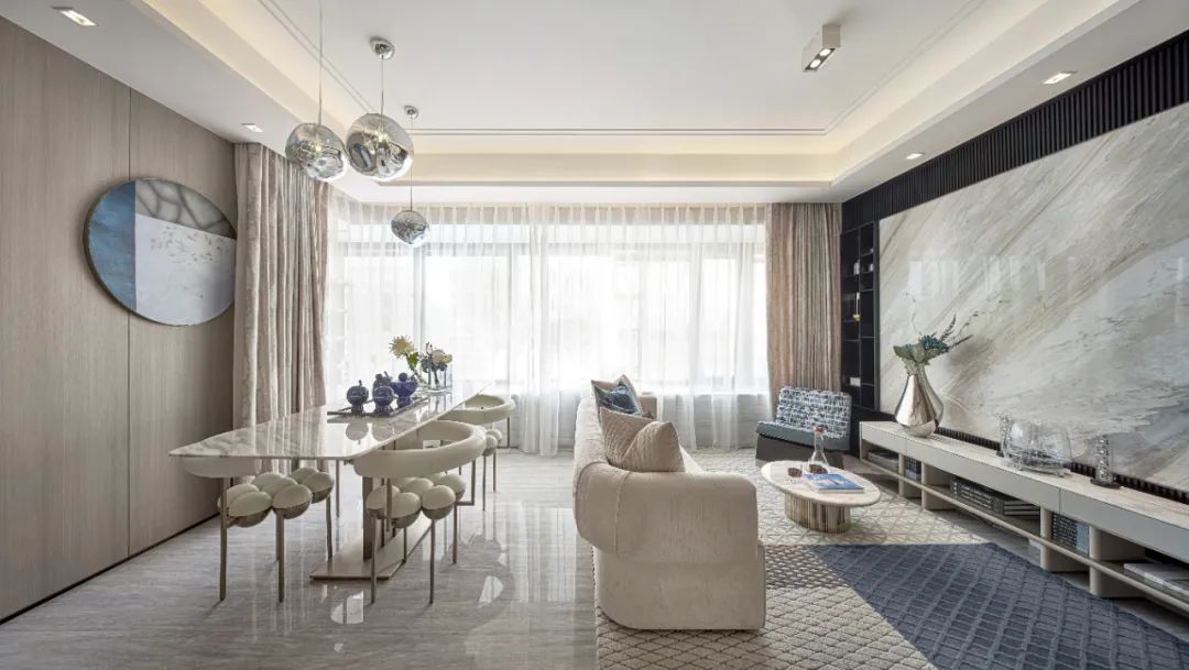 廣州市錦繡御景國際現代簡約風格三居室裝修案例