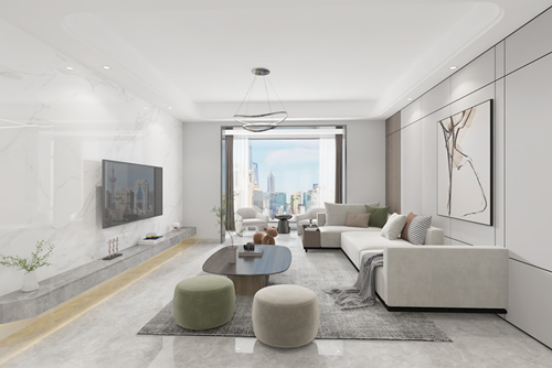 江門市星海灣華庭現代簡約風格復式裝修案例