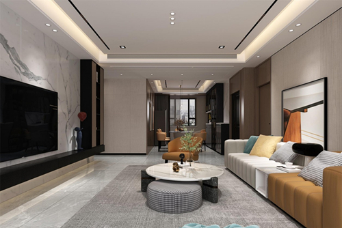 江門(mén)市百盈御泉灣現(xiàn)代風(fēng)格三居室裝修案例