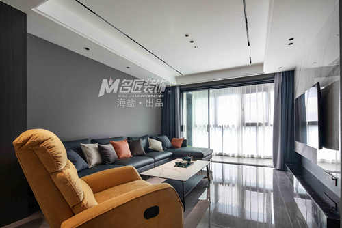 嘉興市海倫堡·觀瀾現(xiàn)代簡(jiǎn)約風(fēng)格三居室裝修案例