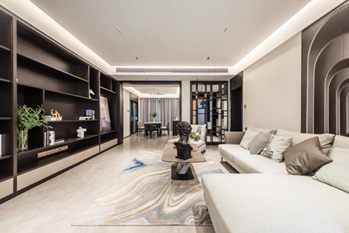 海口市海鑫城現(xiàn)代簡約風(fēng)格四居室裝修案例