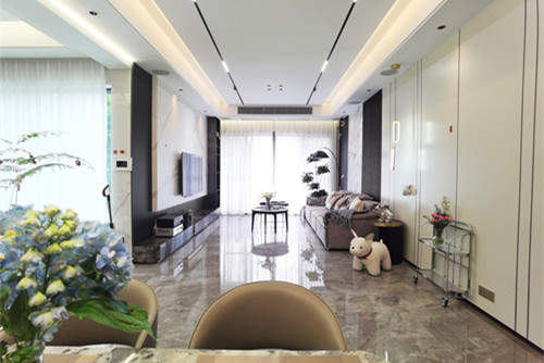 佛山市恒大·酈湖城現(xiàn)代簡約風格四居室裝修案例